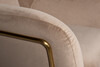 Миниатюра фото кресло велюр бежевый/мат.золотой garda decor 46as-ar2976-bg | 220svet.ru