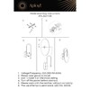 Миниатюра фото настенный светодиодный светильник aployt zhulen apl.322.11.05 | 220svet.ru