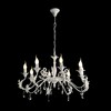 Миниатюра фото подвесная люстра arte lamp angelina a5349lm-8wh | 220svet.ru