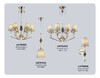 Миниатюра фото подвесная люстра ambrella light high light lh75403 | 220svet.ru