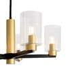 Миниатюра фото потолочная люстра на штанге freya ombre fr2051cl-05bbs | 220svet.ru