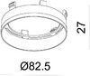 Миниатюра фото рефлекторное кольцо deko-light reflector ring black for series nihal 930316 | 220svet.ru