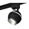 Миниатюра фото комплект трекового светильника ambrella light xt1102004 sbk/mch черный песок/хром матовый (a2521, c1102, n7033) | 220svet.ru
