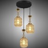Миниатюра фото подвесная люстра reluce 02003-0.9-03 amber | 220svet.ru