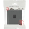 Миниатюра фото розетка эра arktik 16-3107-06 информационная rj45 графит б0070479 | 220svet.ru
