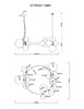 Миниатюра фото подвесная люстра arte lamp vincent a7790sp-15bk | 220svet.ru