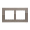 Миниатюра фото рамка lk studio 2-постовая, натуральное стекло (серо-коричневый) lk80 844219-1 | 220svet.ru