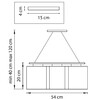 Миниатюра фото подвесная люстра lightstar 802137 | 220svet.ru
