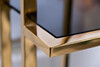 Миниатюра фото стеллаж золотистый garda decor 46as-sh1537-gold | 220svet.ru