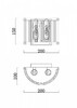 Миниатюра фото настенный светильник freya savoy fr5053wl-02bs | 220svet.ru
