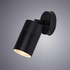 Миниатюра фото уличный настенный светильник arte lamp mistero a3304al-1bk | 220svet.ru