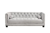 Миниатюра фото диван sanremo трехместный велюровый светло-серый garda decor sanremo-2k-colt030 | 220svet.ru