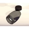 Миниатюра фото комплект накладного светильника ambrella light techno spot xm1123002 dch/sbk/bk черный хром/черный песок/тонированный (a2210, c1123, n7192) | 220svet.ru