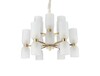 Миниатюра фото подвесная люстра newport 3646+6/c brass м0068541 | 220svet.ru