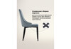 Миниатюра фото стул на металлокаркасе woodville kora gray / black 15097 | 220svet.ru
