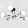 Миниатюра фото потолочная люстра eurosvet 70129/6 хром | 220svet.ru
