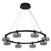 Миниатюра фото подвесная светодиодная люстра stilfort gloze 4009/02/08p | 220svet.ru