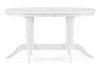 Миниатюра фото стол деревянный раскладной woodville эритрин овальный белый 615228 | 220svet.ru