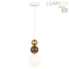 Миниатюра фото подвесной светильник lumion bonbones 8257/1 золото/коричневый | 220svet.ru