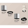 Миниатюра фото комплект накладного светильника ambrella light techno spot xs7405040 psl/pbk серебро полированное/черный полированный (c7405, a2071, c7405, n7002) | 220svet.ru