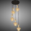 Миниатюра фото подвесная люстра reluce 09004-0.9-05 amber | 220svet.ru