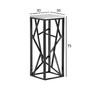 Миниатюра фото стол журнальный garda decor 47ed-fs015gold | 220svet.ru