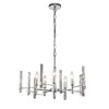 Миниатюра фото подвесная люстра indigo favara 11040/5p chrome v000457 | 220svet.ru