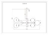 Миниатюра фото подвесная люстра moderli molecule v10838-6p | 220svet.ru