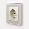 Миниатюра фото розетка с заземлением айвори матовый werkel w1171062 | 220svet.ru