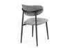 Миниатюра фото стул на металлокаркасе woodville lisbon серый / черный 15955 | 220svet.ru