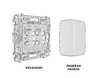 Миниатюра фото выключатель 2-клавишный перекрестного ambrella volt quant omega mo653030 | 220svet.ru