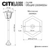 Миниатюра фото уличный парковый светильник citilux forts clu10b | 220svet.ru