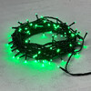 Миниатюра фото гирлянда нить 10м зеленая 24в, 100 led, провод черный пвх, ip54 ltc pst100-11-1g | 220svet.ru