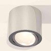 Миниатюра фото комплект накладного светильника ambrella light techno spot xs7405001 psl серебро полированное (c7405, n7003) | 220svet.ru
