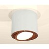 Миниатюра фото комплект накладного светильника ambrella light techno spot xs7401005 swh/ppg белый песок/золото розовое полированное (c7401, n7005) | 220svet.ru