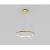Миниатюра фото подвесной светодиодный светильник italline it013-6027 gold 3000k | 220svet.ru