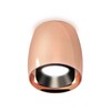 Миниатюра фото комплект накладного светильника ambrella light techno spot xs1144001 ppg/pbk золото розовое полированное/черный полированный (c1144, n7031) | 220svet.ru