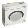 Миниатюра фото светильник встраиваемый feron dl507 потолочный gx53 черный + белый круг 51352 | 220svet.ru