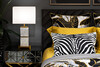 Миниатюра фото комплект наволочек тропики 50*70 зебра/серый garda decor 130hb-00011 комплект наволочек тропики 50/70 зебра | 220svet.ru