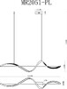 Миниатюра фото подвесной светодиодный светильник myfar marry mr2051-pl | 220svet.ru