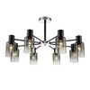 Миниатюра фото потолочная люстра escada diversity 2120/8p black | 220svet.ru