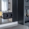 Миниатюра фото розетка с заземлением безвинтовой зажим werkel черные матовый w1171308 | 220svet.ru