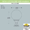 Миниатюра фото ландшафтный фонарь  fumagalli new lot/globe 400 modern g41.115.000.aye27 | 220svet.ru