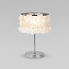 Миниатюра фото настольная лампа с перламутром хром eurosvet sandra 208101 | 220svet.ru