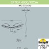Миниатюра фото парковый фонарь  fumagalli ektor 4000/rosa 4p2.372.g20.ayf1r | 220svet.ru
