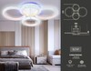 Миниатюра фото потолочная светодиодная люстра ambrella light acrylica original fa9524 | 220svet.ru