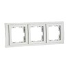 Миниатюра фото рамка 3-постовая mono electric larissa белый 103-191900-162 | 220svet.ru