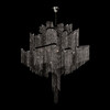 Миниатюра фото подвесная люстра loft it stream 10208/800 gunmetal | 220svet.ru