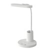 Миниатюра фото настольная светодиодная лампа с подставкой uniel ulm-d603 10w/3000-6000k/dim white ul-00011097 | 220svet.ru