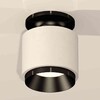 Миниатюра фото комплект накладного светильника ambrella light techno spot xs7510060 swh/pbk белый песок/черный полированный (n7926, c7510, n7031) | 220svet.ru